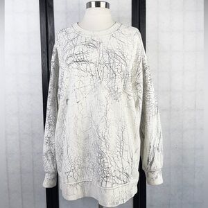 Lululemon Athletica White Crewneck Sweater